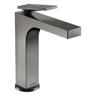Axor Citterio Смеситель для раковины на 1 отверстие с донным клап., цвет: полированный черный хром 39081330