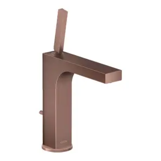 Axor Citterio Смеситель для раковины на 1 отверстие с донным клап., цвет: шлифованное розовое золото 39031310