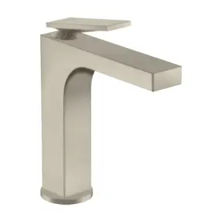 Axor Citterio Смеситель для раковины на 1 отверстие с донным клапаном, цвет: шлифованный никель 39024820