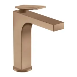 Axor Citterio Смеситель для раковины на 1 отверстие с донным клап., цвет: шлифованное розовое золото 39024310