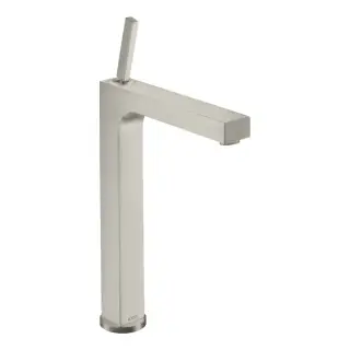 Axor Citterio Смеситель для раковины высокий на 1 отверстие с донным клап., цвет: нержавеющая сталь 39020800