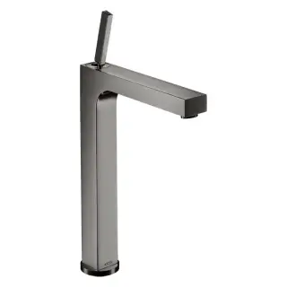 Axor Citterio Смеситель для раковины высокий на 1 отверстие с д/к, цвет: полированный черный хром 39020330