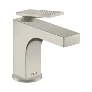 Axor Citterio Смеситель для раковины на 1 отверстие с донным клапаном, цвет: нержавеющая сталь 39001800
