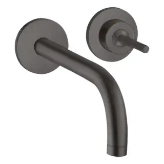 Axor Uno Смеситель для раковины встраиваемый внешняя часть, с д/к, цвет: шлифованный черный хром 38116340