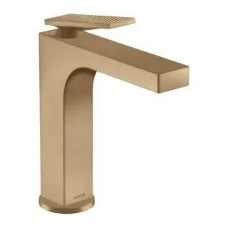 Axor Citterio Смеситель для раковины на 1 отверстие с донным клапаном, цвет: шлифованная бронза 39081140