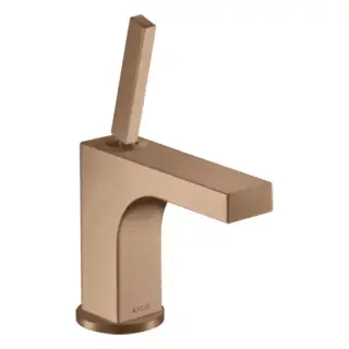 Axor Citterio Смеситель для раковины на 1 отверстие с донным клап., цвет: шлифованное розовое золото 39035310