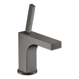 Axor Citterio Смеситель для раковины на 1 отверстие с донным клапаном, цвет: шлифованный черный хром 39035340