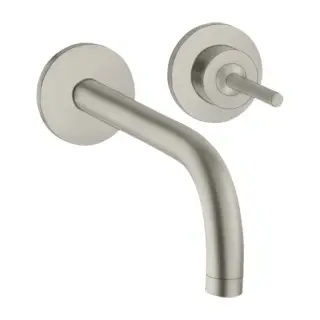 Axor Uno Смеситель для раковины встраиваемый внешняя часть, с донным клап., цвет: нержавеющая сталь 38113800