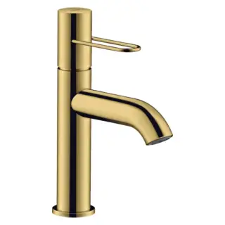 Axor Uno Смеситель для раковины на 1 отверстие с донным клапаном, цвет: полированное золото 38026990