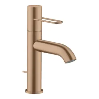 Axor Uno Смеситель для раковины на 1 отверстие с донным клапаном, цвет: шлифованное розовое золото 38023310