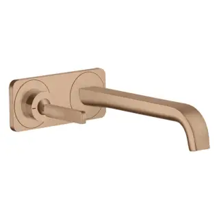 Axor Citterio E Смеситель для раковины встраиваемый внешняя часть, с д/к, цвет: шлиф. красное золото 36114310