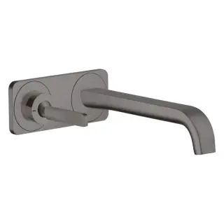 Axor Citterio E Смеситель для раковины встраиваемый внешняя часть, с д/к, цвет: шлиф. черный хром 36114340