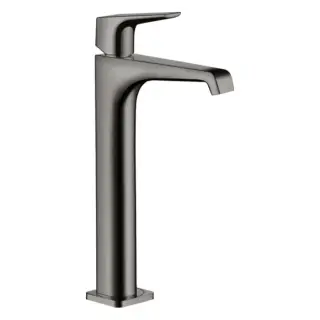 Axor Citterio E Смеситель для раковины высокий на 1 отверстие с д/к, цвет: полированный черный хром 36113330