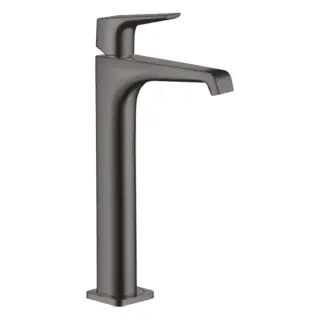 Axor Citterio E Смеситель для раковины высокий на 1 отверстие с д/к, цвет: шлифованный черный хром 36113340