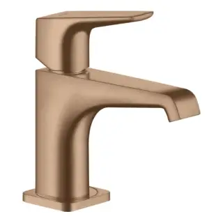 Axor Citterio E Смеситель для раковины на 1 отверстие с дон. клап., цвет: шлифованное розовое золото 36112310