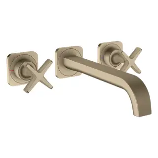 Axor Citterio E Смеситель для раковины встраиваемый внешняя часть, с д/к, цвет: шлифованный никель 36107820