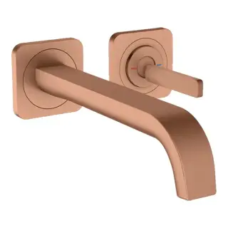 Axor Citterio E Смеситель для раковины встраиваемый внешняя часть, с д/к, цвет: шлиф. красное золото 36106310