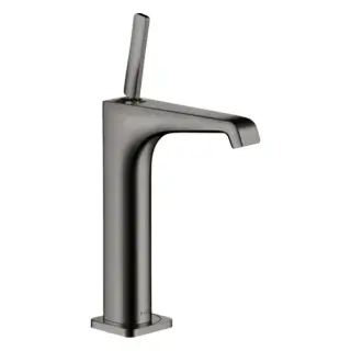 Axor Citterio E Смеситель для раковины высокий на 1 отверстие с д/к, цвет: полированный черный хром 36103330