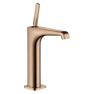 Axor Citterio E Смеситель для раковины высокий на 1 отверстие с д/к, цвет: шлифован. розовое золото 36103300