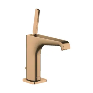 Axor Citterio E Смеситель для раковины на 1 отверстие с донным клапаном, цвет: шлифованная бронза 36100140