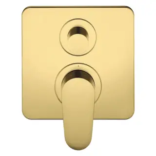 Axor Citterio M Смеситель для ванны встраиваемый на 2 потребителя, цвет: полированное золото 34425990