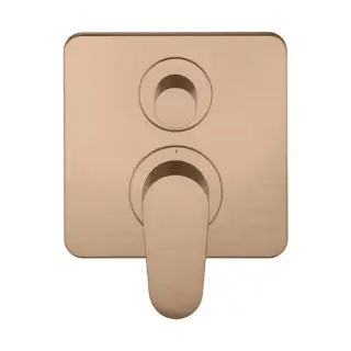 Axor Citterio M Смеситель для ванны встраиваемый на 2 потребителя, цвет: шлифованное розовое золото 34425310