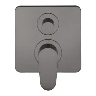 Axor Citterio M Смеситель для ванны встраиваемый на 2 потребителя, цвет: шлифованный черный хром 34425340