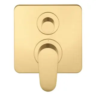 Axor Citterio M Смеситель для ванны встраиваемый на 2 потребителя, цвет: шлифованное золото 34425250