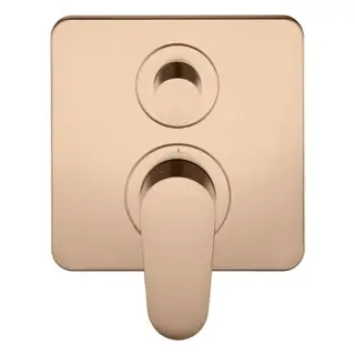 Axor Citterio M Смеситель для ванны встраиваемый на 2 потребителя, цвет: полированное розовое золото 34425300