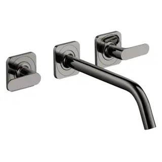 Axor Citterio M Смеситель для раковины встраиваемый, внеш. часть, с д/к, цвет: полир. черный хром 34315330