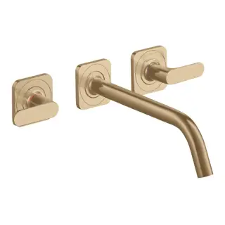 Axor Citterio M Смеситель для раковины встраиваемый, внешняя часть, с д/к, цвет: шлиф. бронза 34315140