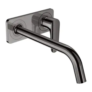 Axor Citterio M Смеситель для раковины встраиваемый, внешняя часть, с д/к, цвет: полир. черный хром 34115330