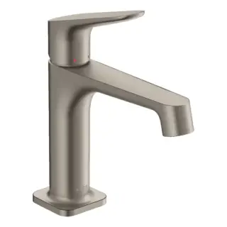 Axor Citterio M Смеситель для раковины на 1 отверстие с донным клапаном, цвет: нержавеющая сталь 34017800