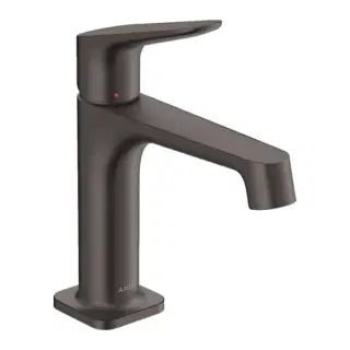 Axor Citterio M Смеситель для раковины на 1 отверстие с донным клап., цвет: шлифованный черный хром 34017340