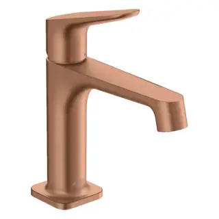 Axor Citterio M Смеситель для раковины на 1 отверстие с дон. клап., цвет: шлифованное розовое золото 34017310