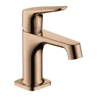 Axor Citterio M Смеситель для раковины на 1 отверстие с дон. клап., цвет: полирован. розовое золото 34016300