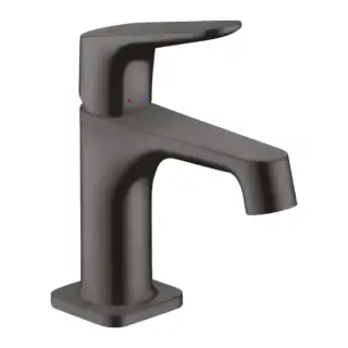 Axor Citterio M Смеситель для раковины на 1 отверстие с донным клап., цвет: шлифованный черный хром 34016340