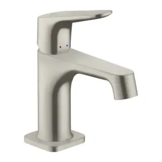 Axor Citterio M Смеситель для раковины на 1 отверстие с донным клапаном, цвет: нержавеющая сталь 34016800