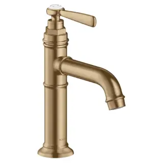 Axor Montreux Смеситель для раковины на 1 отверстие с донным клапаном, цвет: шлифованная бронза 16516140