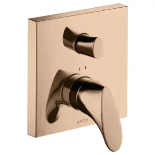 Axor Starck Organic Смеситель для ванны встраиваемый 2 потребителя,цвет: полированное розовое золото 12415300