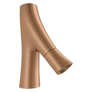 Axor Starck Organic Смеситель для раковины однорычажный без донного клап., цвет: шлифованная бронза 12110140