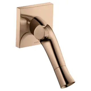 Axor Starck Organic Смеситель для раковины встраив., внеш. часть, с д/к, цвет: полир. красное золото 12015300