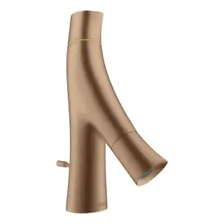 Axor Starck Organic Смеситель для раковины на 1 отверстие с д/к, цвет: шлифованное розовое золото 12014310