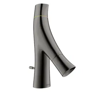 Axor Starck Organic Смеситель для раковины на 1 отверстие с дон. клап., цвет: полирован. черный хром 12014330