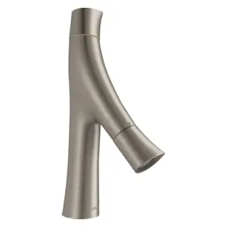 Axor Starck Organic Смеситель для раковины на 1 отверстие с донным клапаном, цвет: нержавеющая сталь 12011800