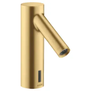 Axor Starck Смеситель для раковины электронный без донного клапана, цвет: шлифованное золото 10145250