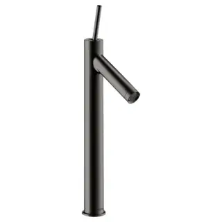 Axor Starck Смеситель для раковины высокий на 1 отверстие с дон. кл., цвет: полированный черный хром 10129330