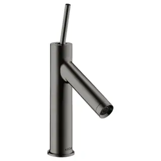 Axor Starck Смеситель для раковины на 1 отверстие с донным клапаном, цвет: полированный черный хром 10117330