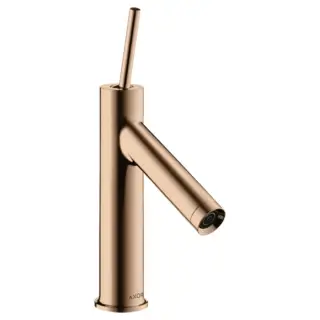 Axor Starck Смеситель для раковины на 1 отверстие с донным клап., цвет: полированное розовое золото 10117300