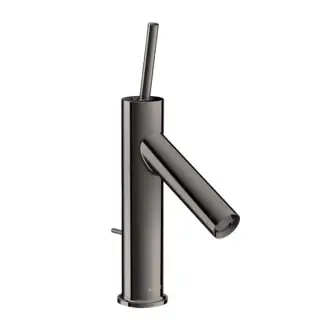 Axor Starck Смеситель для раковины на 1 отверстие с донным клапаном, цвет: полированный черный хром 10111330